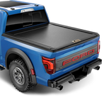 5.5ft Ford F-150 Manual Retractable Truck Bed Tonneau Cover Low-Profile Tailgate