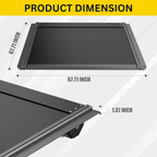 2009-2025 Ford F-150, Dodge Ram 1500 and Toyota Tundra 5.5FT Truck Bed Retractable Tonneau Covers