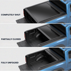 2009-2025 Ford F-150, Dodge Ram 1500 and Toyota Tundra 5.5FT Truck Bed Retractable Tonneau Covers