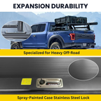 5.5ft Ford F-150 Manual Retractable Truck Bed Tonneau Cover Low-Profile Tailgate