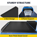 5.5ft Ford F-150 Manual Retractable Truck Bed Tonneau Cover Low-Profile Tailgate