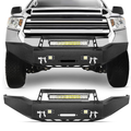 2013-2018 Dodge Ram 1500 (Excl. Rebel) & 2019-2024 Ram 1500 Classic Front Bumpers with Shackle And Light