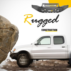 2013-2018 Dodge Ram 1500 (Excl. Rebel) & 2019-2024 Ram 1500 Classic Front Bumpers with Shackle And Light