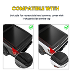 65.4'' Adjustable Bed Truck Rack T-Slot Retractable Hard Tonneau Covers Cross Bars