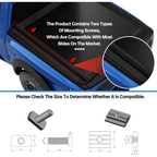 65.4'' Adjustable Bed Truck Rack T-Slot Retractable Hard Tonneau Covers Cross Bars
