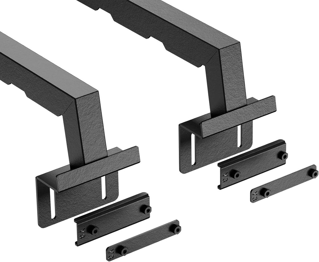 Adjustable Truck Bed Rack with 2 Cross Bars Heavy Duty Universal No Drilling Installation