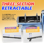 Adjustable Truck Bed Rack Universal Fit Cross Bar No-Drills Installation