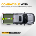 2022-2025 Ford Maverick 4.6FT Vinyl Soft Roll-up Truck Bed Tonneau Cover