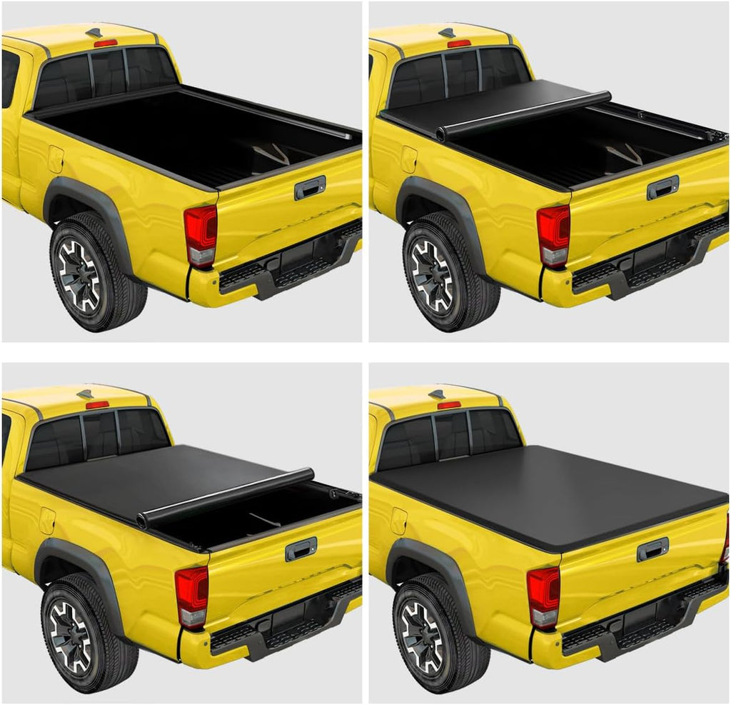 2014-2018 Silverado Sierra 1500 8Ft Fleetside/Styleside Bed Soft Roll-up Tonneau Cover