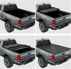 2017-2020 Nissan Titan 5.5FT Truck Bed Soft Vinyl Tri-fold Adjustable Tonneau Cover