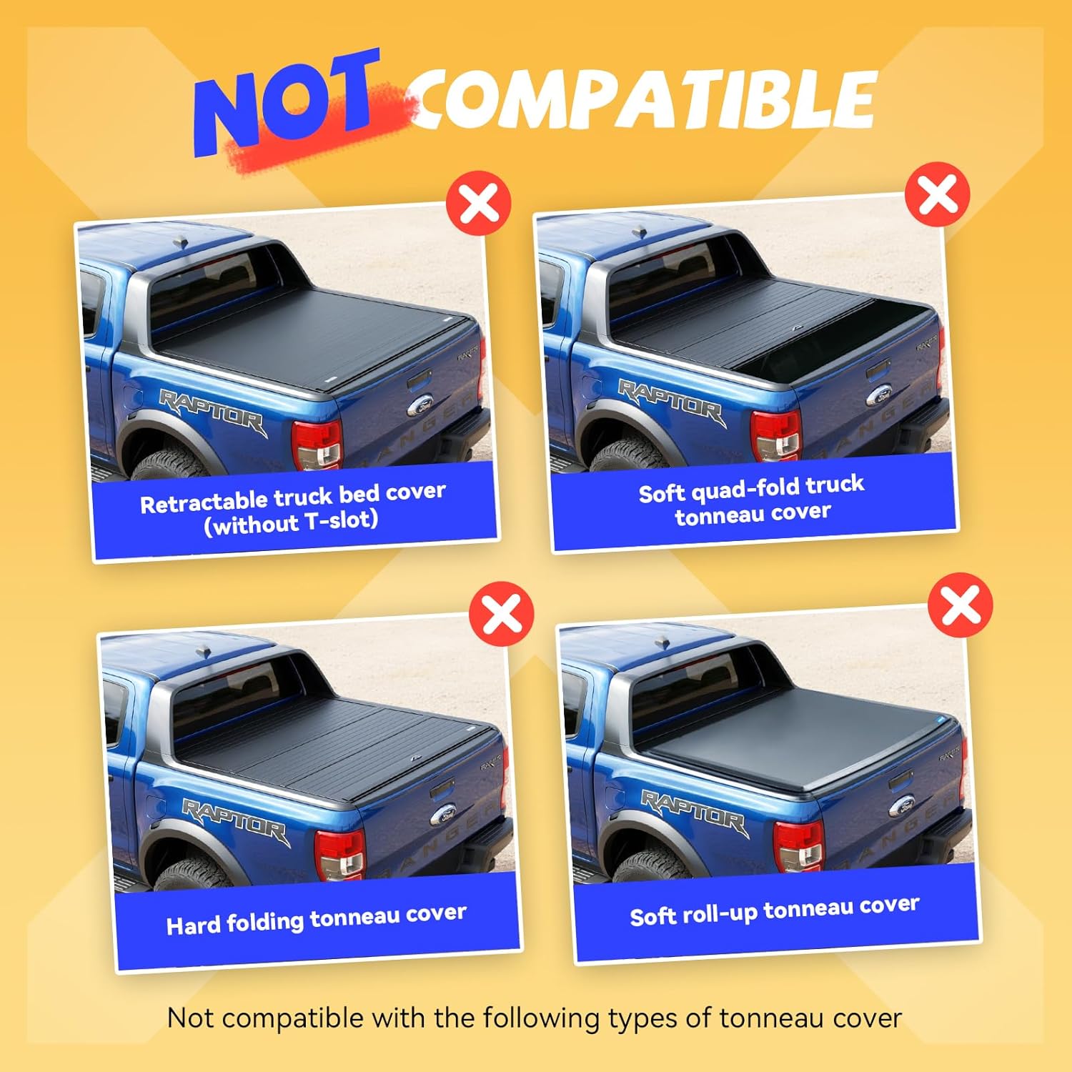 Adjustable Truck Bed Rack Universal Fit Cross Bar No-Drills Installation