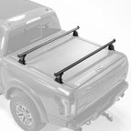 65.4'' Adjustable Bed Truck Rack T-Slot Retractable Hard Tonneau Covers Cross Bars