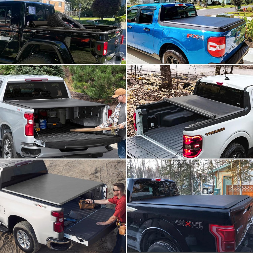 2005-2026 Frontier & 2009-2012 Suzuki Equator 5ft Vinyl Soft Roll-up Tonneau Cover
