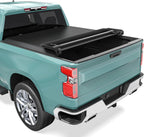 2020-2026 Chevy Silverado/GMC Sierra 2500 3500 HD 6.9FT Soft Quad-Fold Truck Tonneau Cover