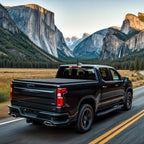2024-2026 Toyota Tacoma (Excl. Trail Edition) 5FT Hard Tri-fold Tonneau Cover with Deck Rail System