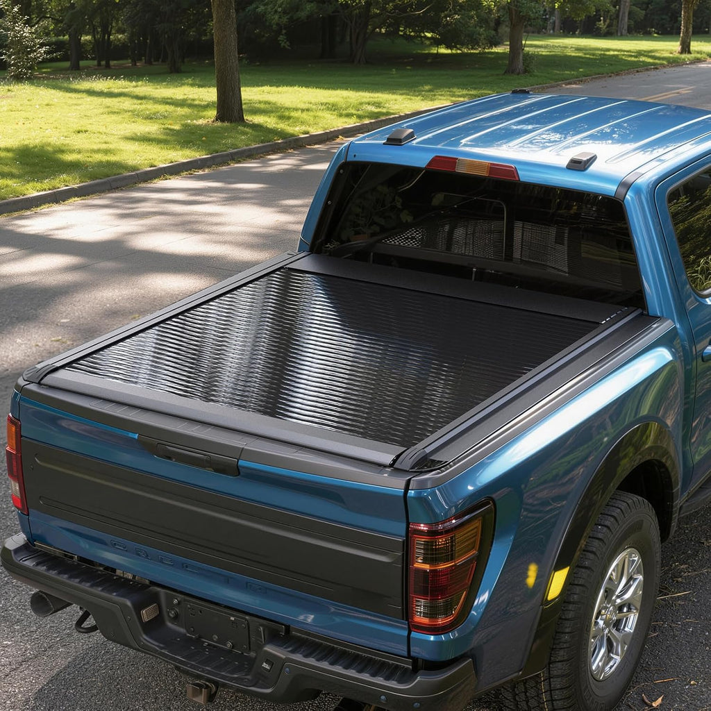 2009-2025 Ford F-150, Dodge Ram 1500 and Toyota Tundra 5.5FT Truck Bed Retractable Tonneau Covers
