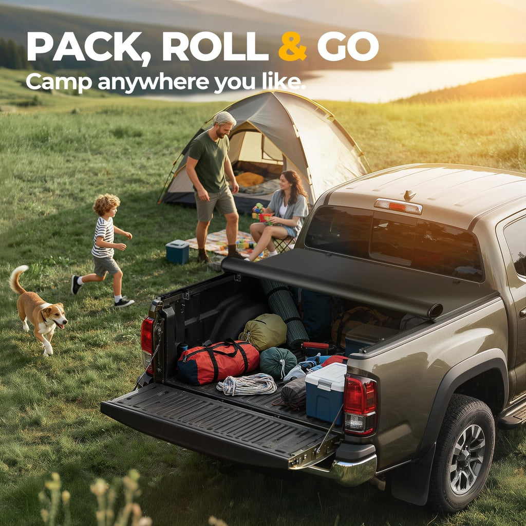 2022-2025 Ford Maverick 4.6FT Vinyl Soft Roll-up Truck Bed Tonneau Cover