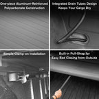 2024-2026 Tacoma 5FT Truck Bed Retractable Tonneau Cover with Track System Dual Lock Design