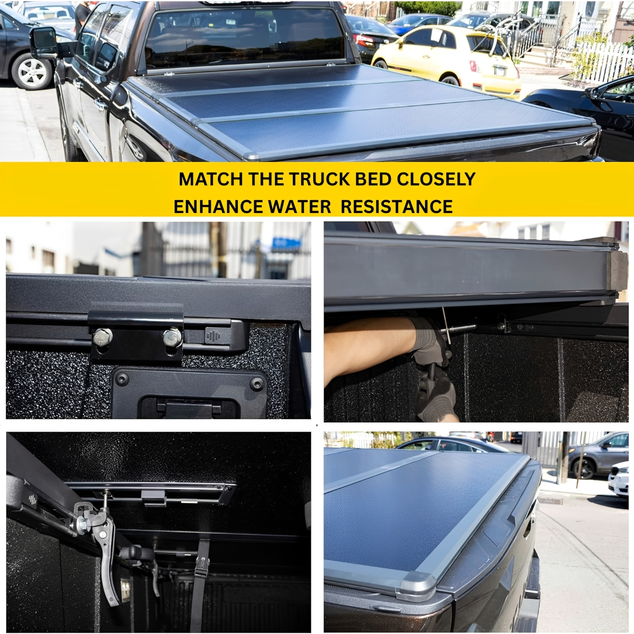 2007-2026 Chevy Silverado/GMC Sierra 1500 5.8ft Bed Hard Tri-fold Tonneau Cover