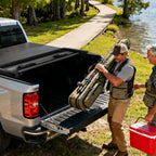 2016-2026 Toyota Tacoma 5FT Truck Bed Soft Tri-Fold Tonneau Cover With Deck Rail System