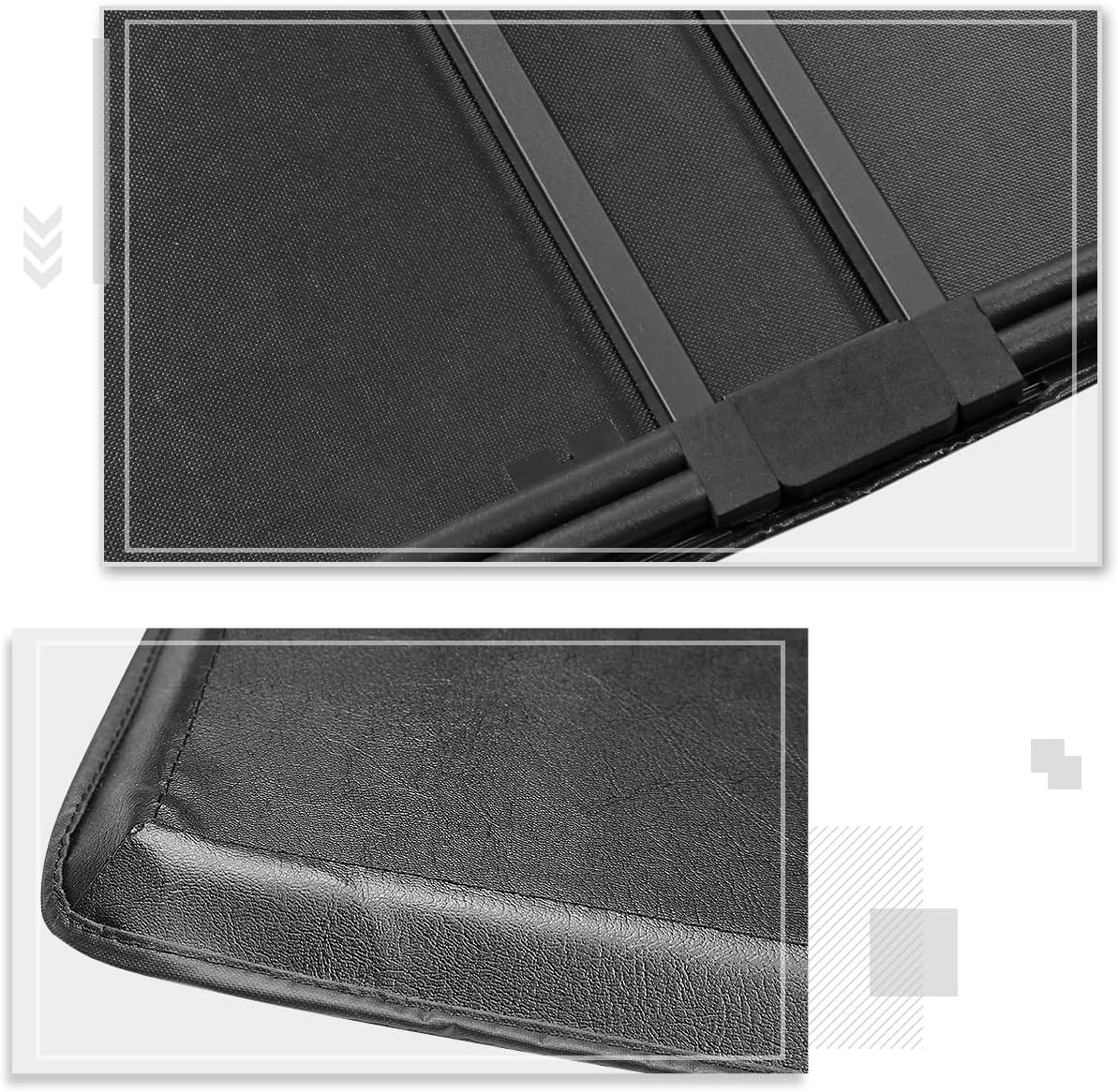 2017-2020 Nissan Titan 5.5FT Truck Bed Soft Vinyl Tri-fold Adjustable Tonneau Cover