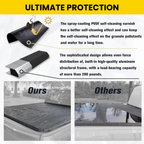 Low-Profile Hard Tri-Fold Tonneau Cover 6.6FT Truck Bed With Track System