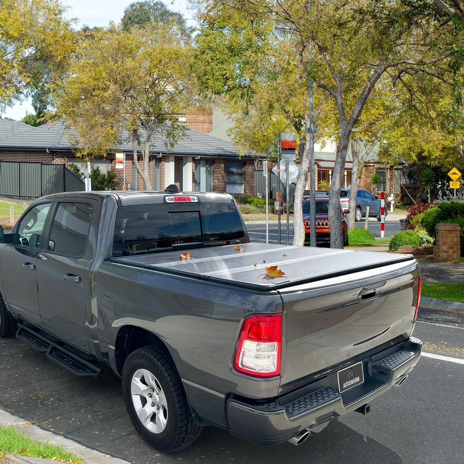 2024-2026 Toyota Tacoma (Excl. Trail Edition) 5FT Hard Tri-fold Tonneau Cover with Deck Rail System