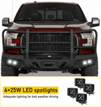 2015-2017 Ford F-150 (Exclude Raptor) Off-road Heavy Duty Steel Bumpers Push Bull Bar
