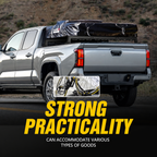 Adjustable Truck Bed Rack with 2 Cross Bars Heavy Duty Universal No Drilling Installation