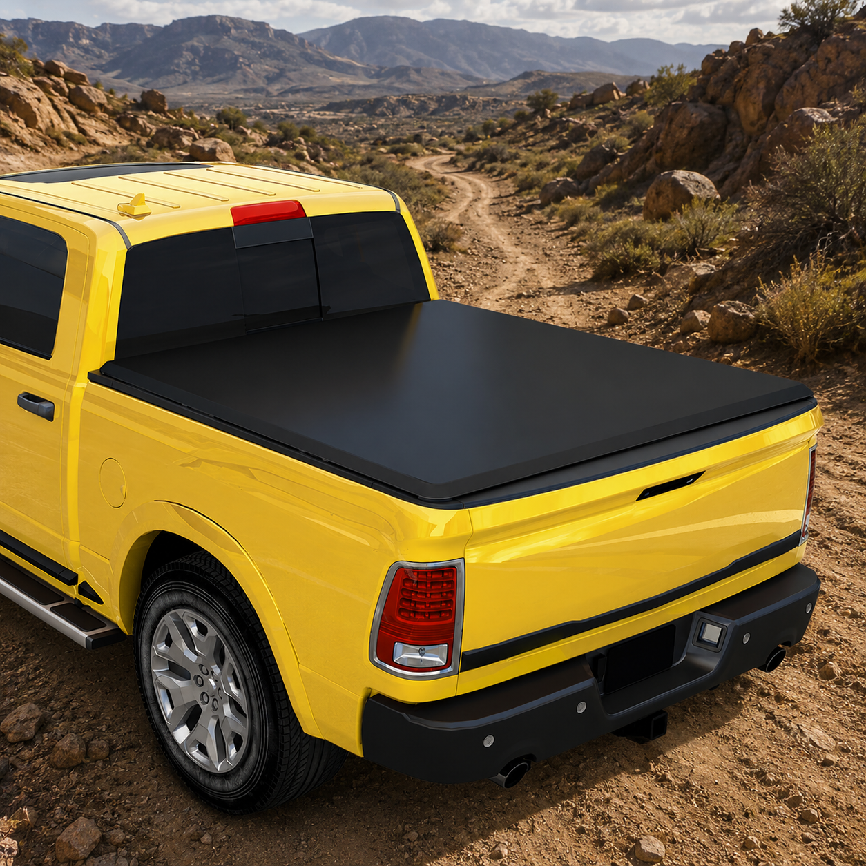 2014-2018 Silverado Sierra 1500 8Ft Fleetside/Styleside Bed Soft Roll-up Tonneau Cover