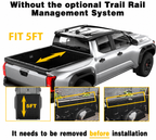 2016-2026 Toyota Tacoma 5FT Bed Retractable Tonneau Cover Password Lock & OE Track System