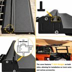 2016-2026 Toyota Tacoma 5FT Bed Retractable Tonneau Cover Password Lock & OE Track System