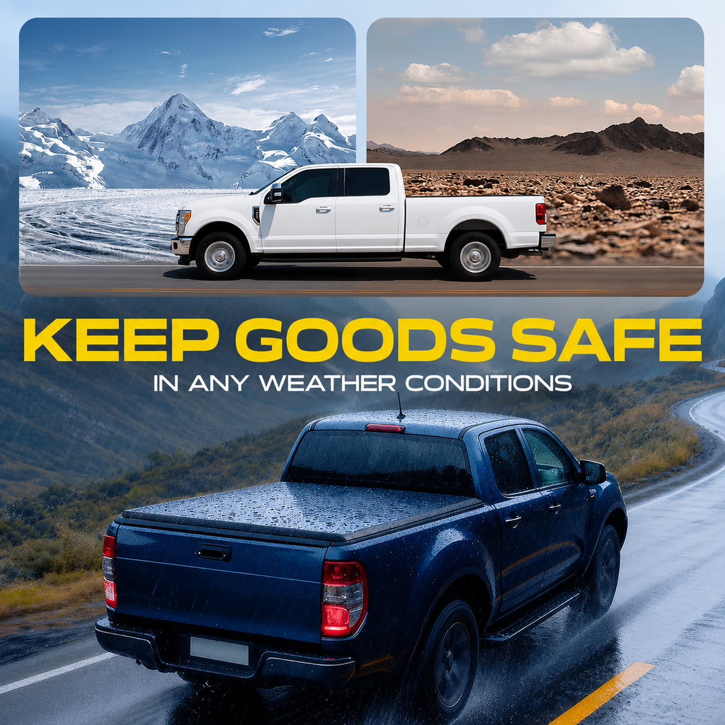 2015-2025 Ford F-150 Roll-Up Soft Vinyl Truck Bed Tonneau Cover 5.6 Ft All Weather Protection