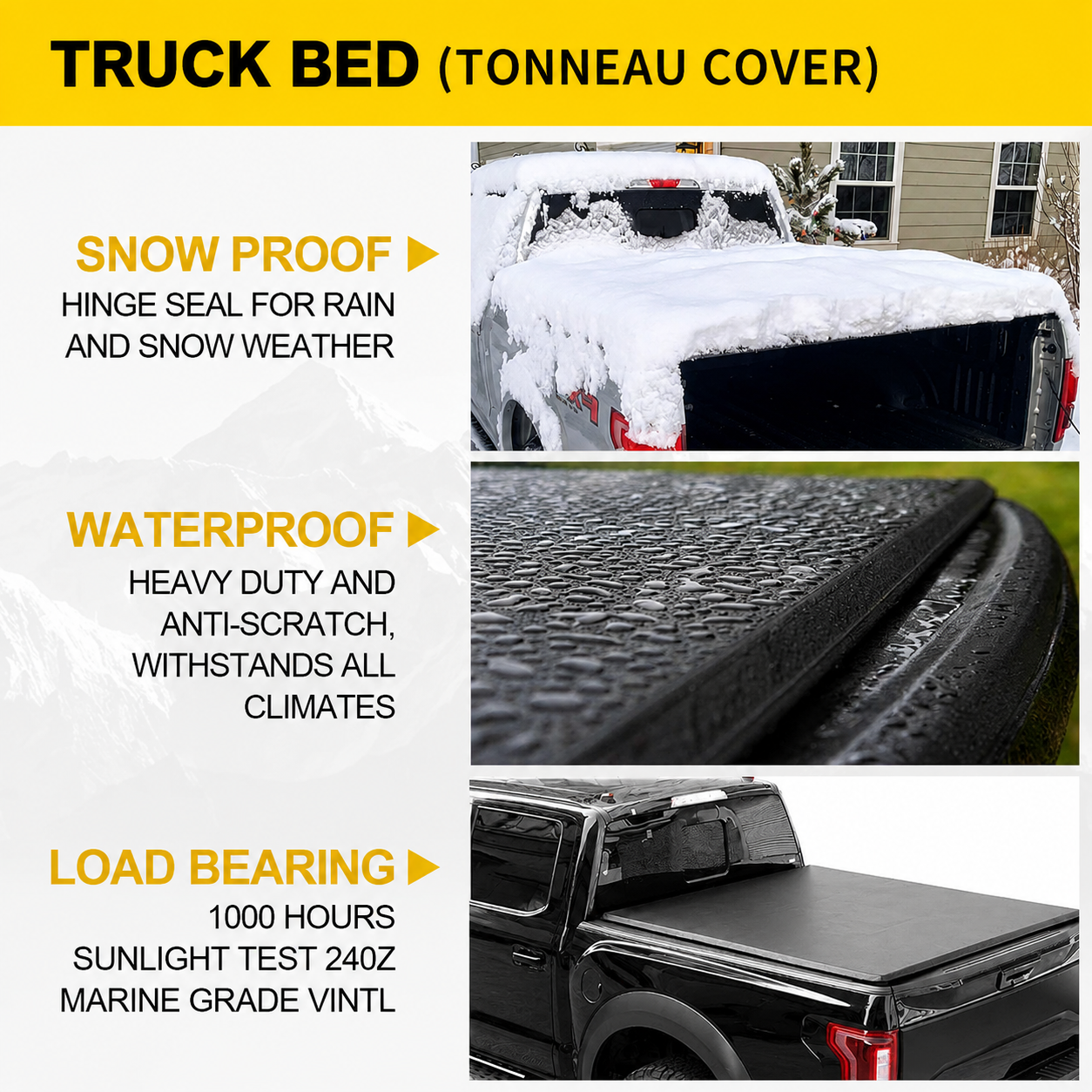 2005-2026 Frontier & 2009-2012 Suzuki Equator 5ft Vinyl Soft Roll-up Tonneau Cover