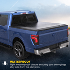 2009-2014 Ford F150 F-150 Tri-fold 5.5FT Soft Truck Bed Tonneau Cover Styleside