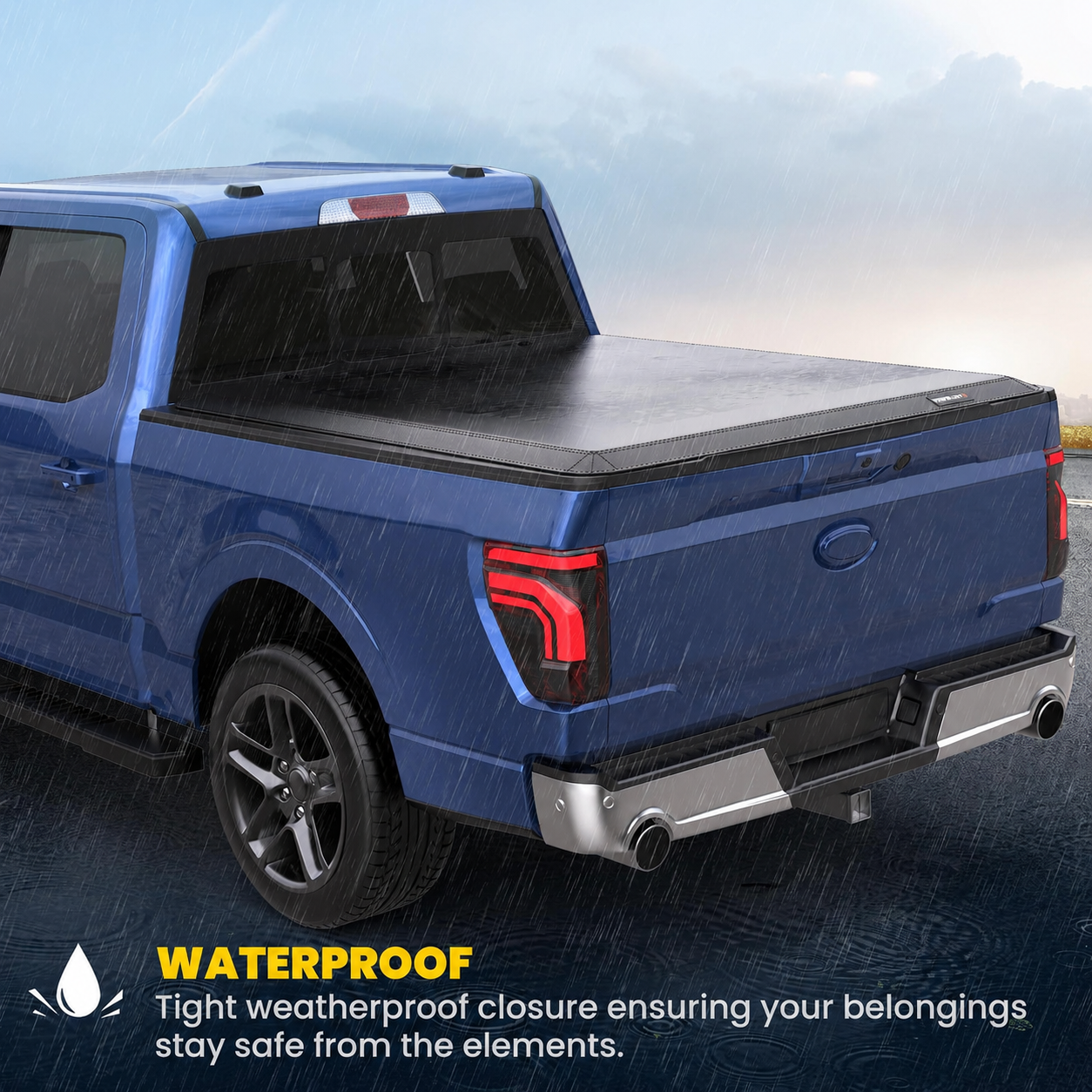 2009-2014 Ford F150 F-150 Tri-fold 5.5FT Soft Truck Bed Tonneau Cover Styleside