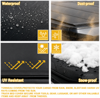 2017-2020 Nissan Titan 5.5FT Truck Bed Soft Vinyl Tri-fold Adjustable Tonneau Cover