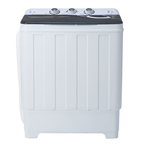 28lbs Portable Washing Machine Twin Tub Compact with Drain Pump Home Camping Mini Washer