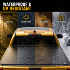 2000-2006 Toyota Tundra Soft Roll Up 6.5FT Bed Tonneau Cover Vinyl Waterproof with LED Light