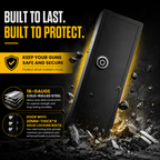 Biometric Gun Safe For Rifles And Pistols 12-15 Large Gun Cabinet with Fingerprint & Digital Keypad Adjustable Shelves