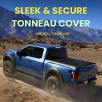 2015-2025 Ford F-150 Roll-Up Soft Vinyl Truck Bed Tonneau Cover 5.6 Ft All Weather Protection