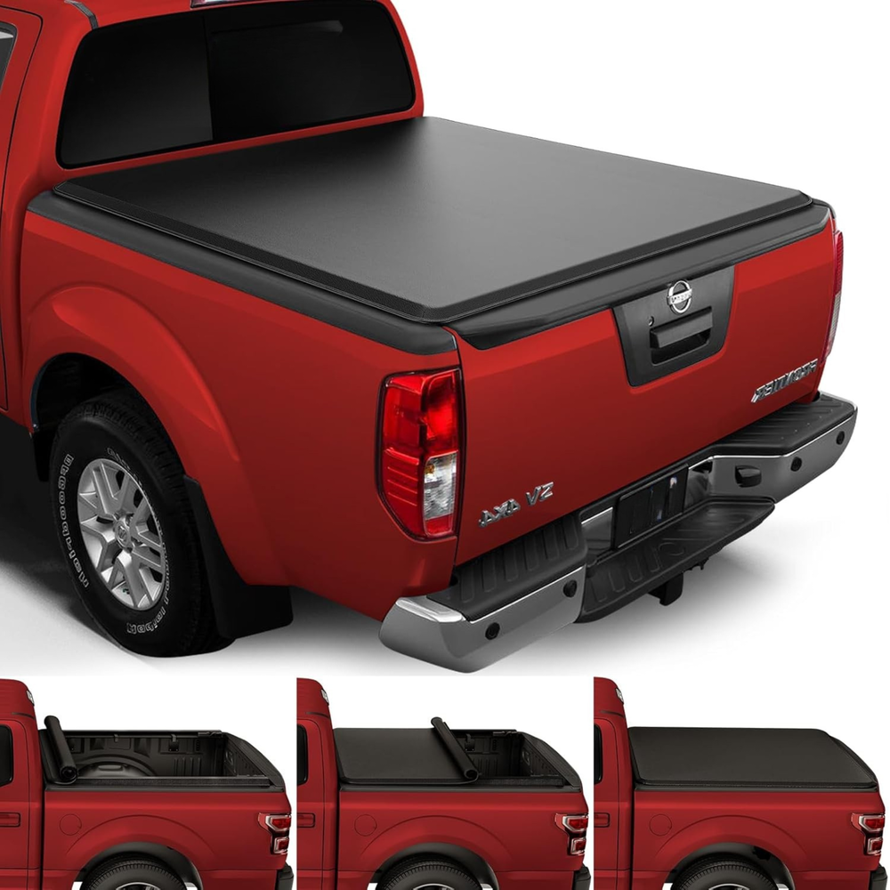 2005-2026 Frontier & 2009-2012 Suzuki Equator 5ft Vinyl Soft Roll-up Tonneau Cover