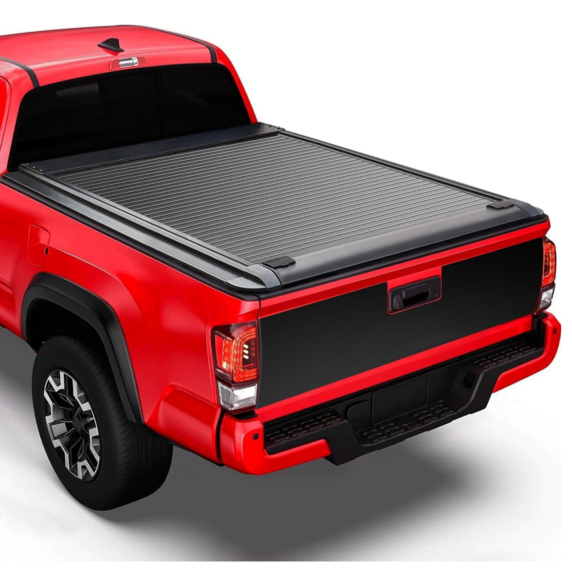 2024-2026 Tacoma 5FT Truck Bed Retractable Tonneau Cover with Track System Dual Lock Design