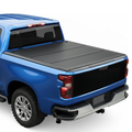 Low-Profile Hard Tri-Fold Tonneau Cover 6.6FT Truck Bed With Track System