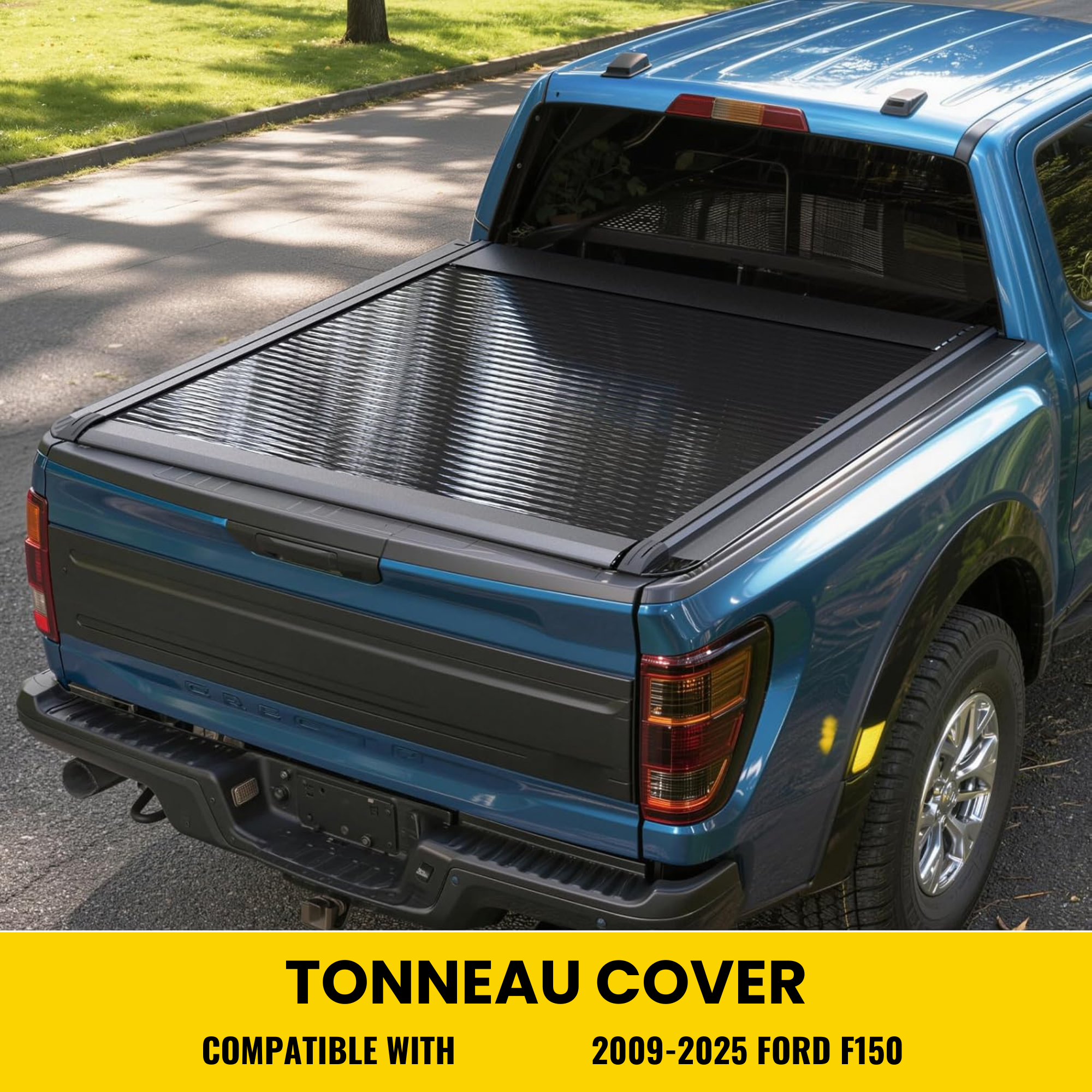 2009-2025 Ford F-150, Dodge Ram 1500 and Toyota Tundra 5.5FT Truck Bed Retractable Tonneau Covers
