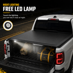 2000-2006 Toyota Tundra Soft Roll Up 6.5FT Bed Tonneau Cover Vinyl Waterproof with LED Light