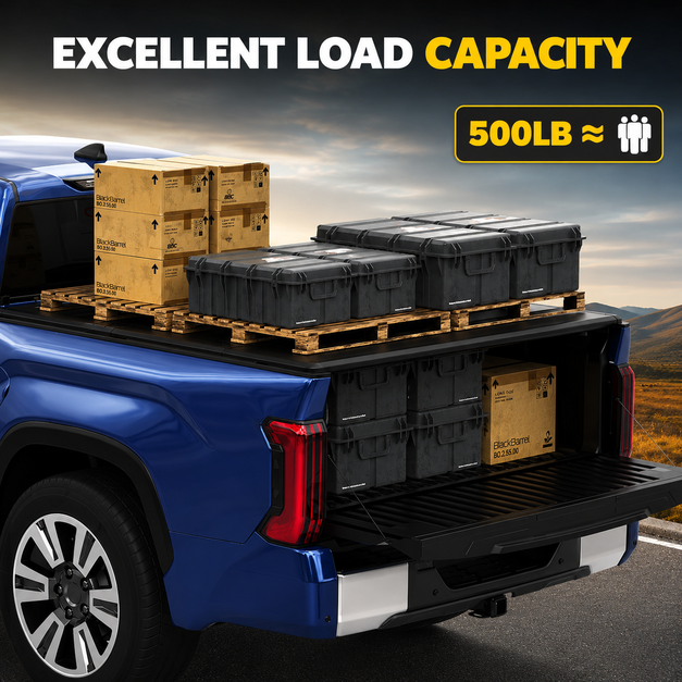 2000-2006 Toyota Tundra 6.5FT Fiberglass Hard Tri-fold Tonneau Cover