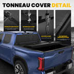 2000-2006 Toyota Tundra 6.5FT Fiberglass Hard Tri-fold Tonneau Cover